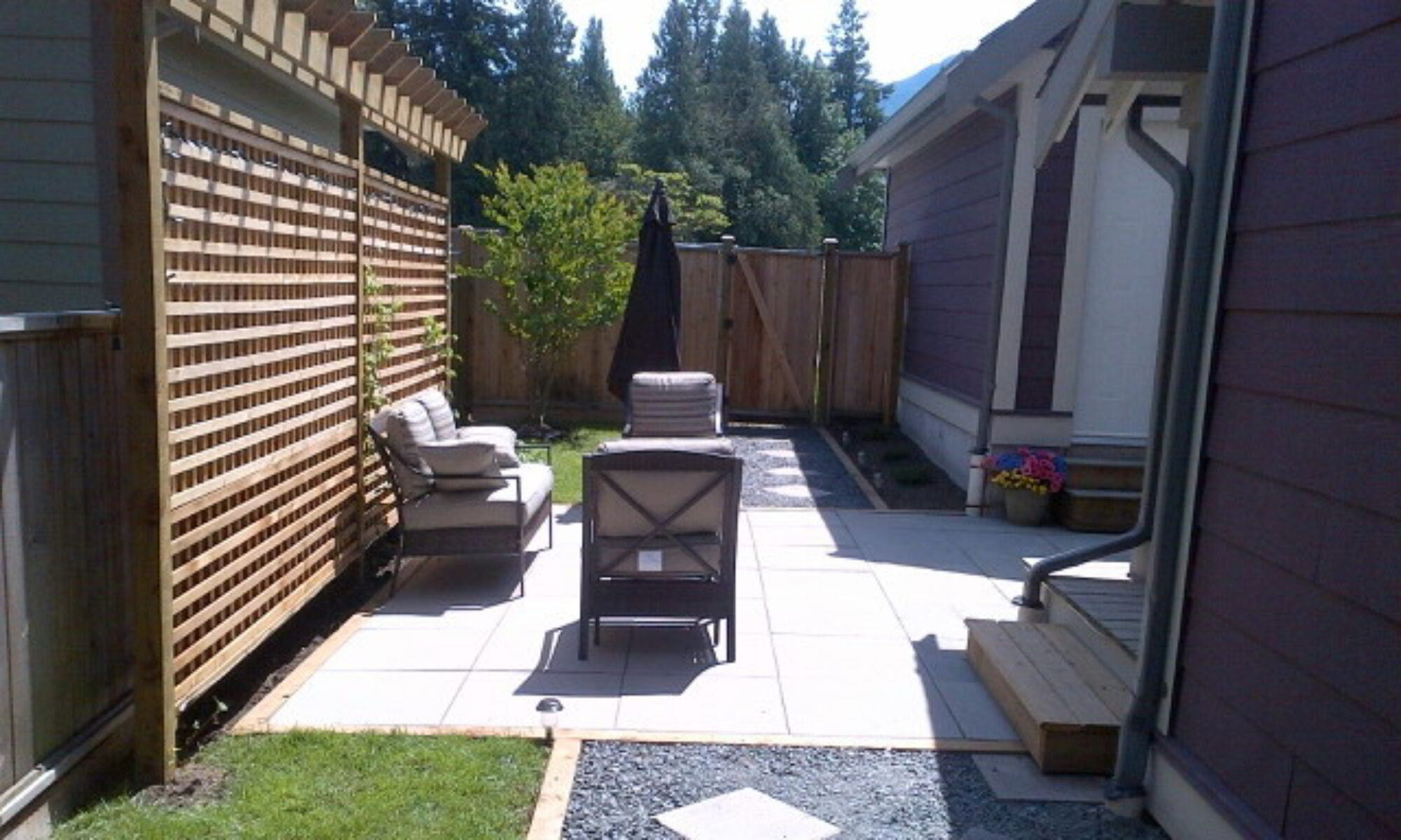Paver patio
